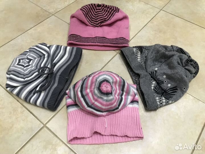 Шапки для девочки 9-12 лет, весенне-осенние