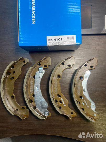 Колодки тормозные барабанные Nissan Micra K13