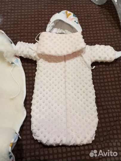Конверт на выписку для девочки зима