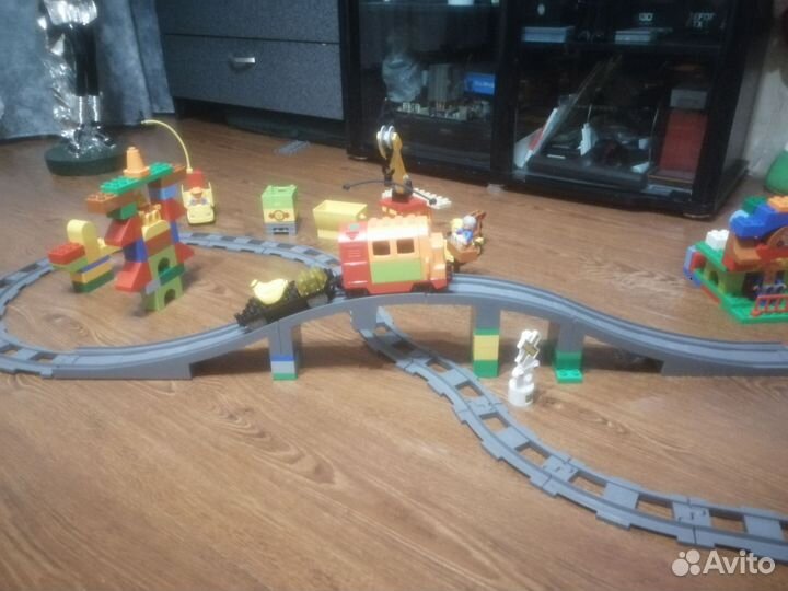 Lego дупло грузовой поезд