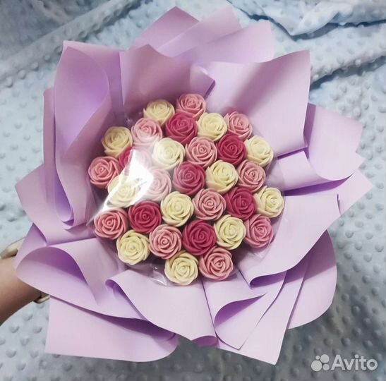 Шоколадный букет цветов