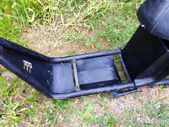 Рама электробайка с амортизаторами White Siberia