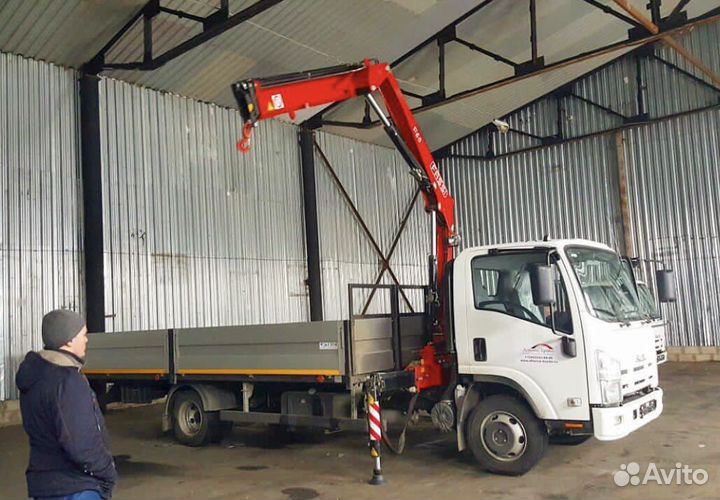 Isuzu NPR75L-M с КМУ, 2015