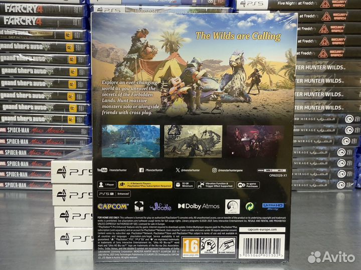 Диск PS5 Monster Hunter Wilds Steelbook Edition