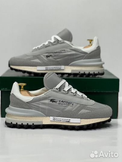Кроссовки мужские lacoste серые