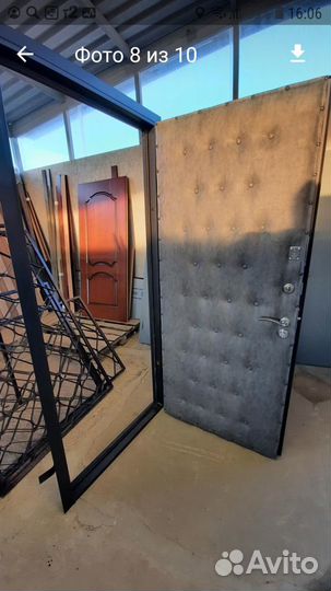 Дверь из металла с отделкой винил кожа за 24 часа