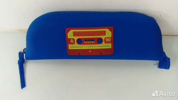 Пенал силиконовый. Кассета из 90-хх. Школа