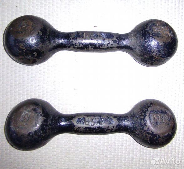 Гантели 3 кг СССР чугунные литые