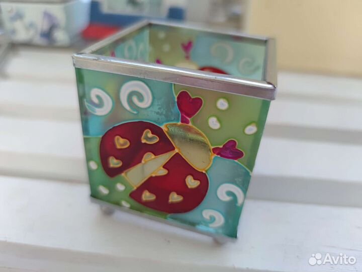 Подсвечник витраж