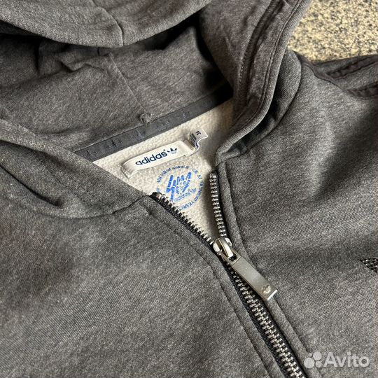 Зип худи Adidas со стразами y2k