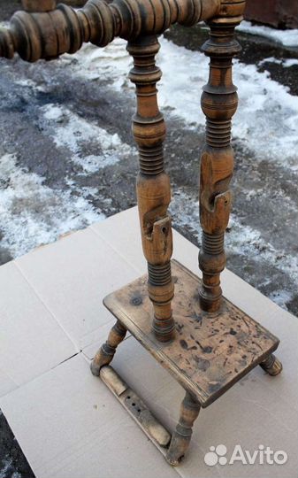 Старинная самопрялка, прялка 7