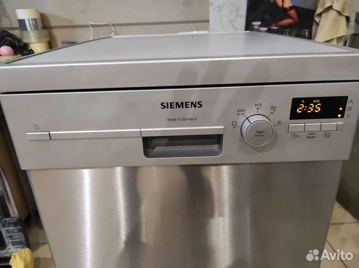 Узкая посудомоечная машина Сименс