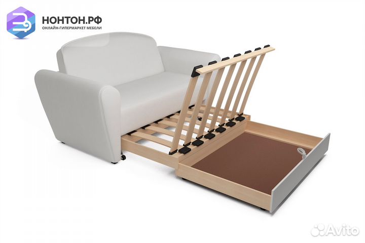 Диван выкатной Квартет белый