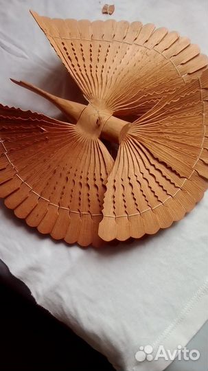 «Птица счастья» натуральное дерево, народный промы