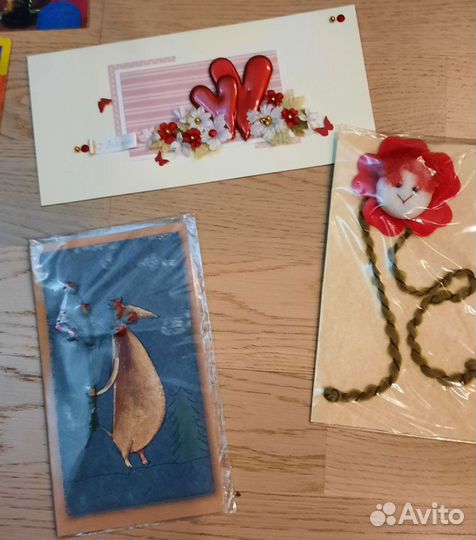 Открытки поздравительные, комплекты
