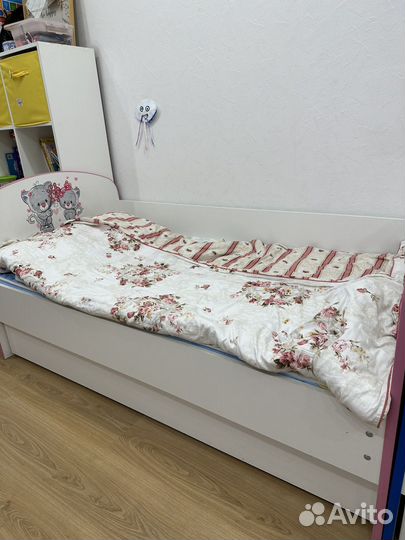 Детская кровать с фотопечатью 80*160