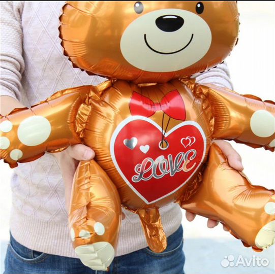 Шарик фольгированный Мишка