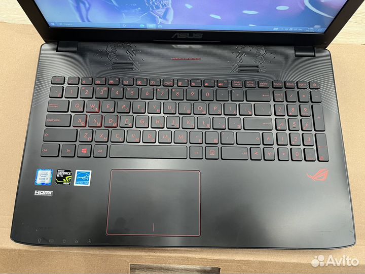 Ноутбук asus ROG GL552V