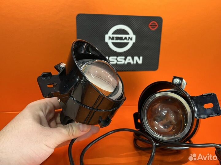 Доработанные птф на Nissan LED lazer 250w Premium