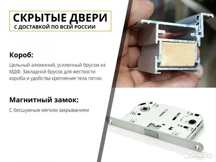 Межкомнатные двери невидимки