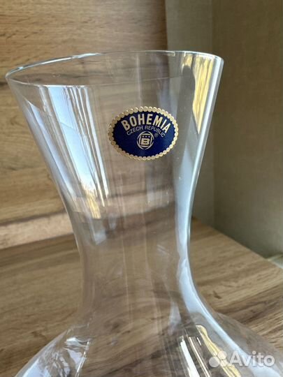 Хрустальная ваза чехия