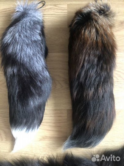 Опушка, Хвостики из чернобурки новые