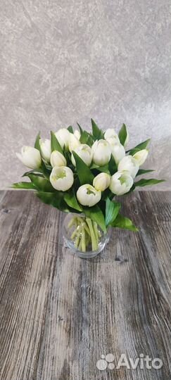 Тюльпаны искусственные силикон