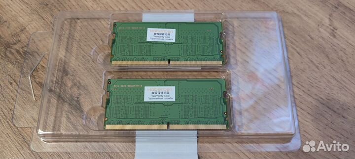 Оперативная память ddr5 16gb (2x8gb) 4800 sodimm