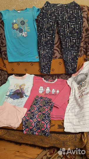 Вещи пакетом на девочку 122 см