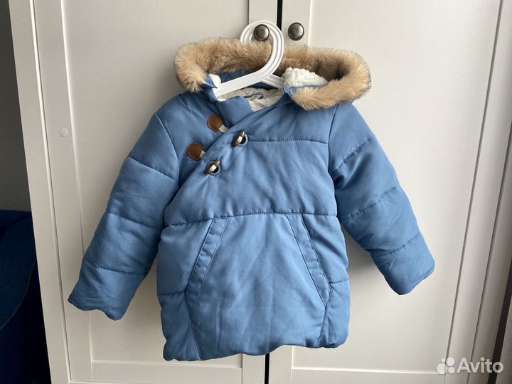Зимняя куртка для мальчика 92 vertbaudet Франция