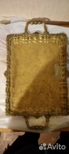 Поднос старинный