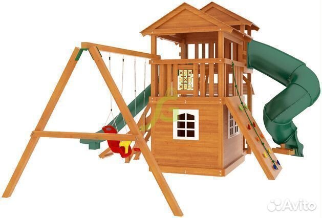 Детская деревянная площадка 