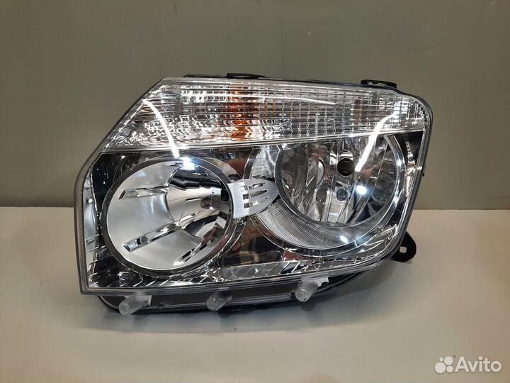 Фара левая хром renault duster 2010-2015