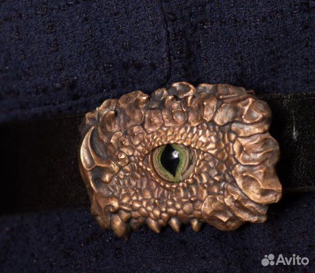Пряжка для ремня литая глаз дракона вариант 1