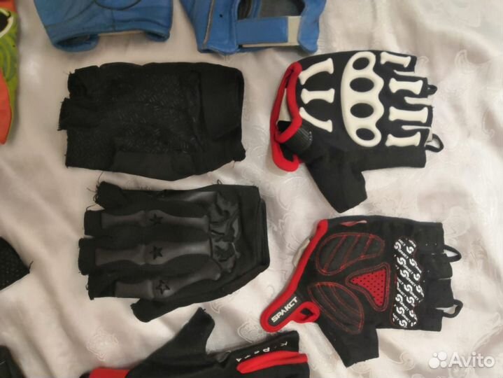 Перчатки для фитнеса митенки р S