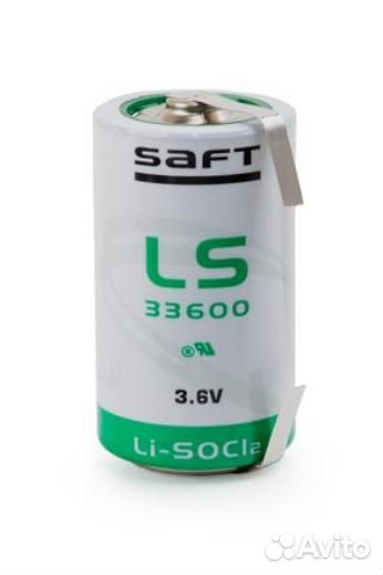 Saft LS33600 D CNR с ленточными выводами