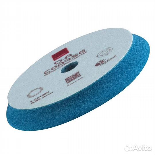 Полировальный круг жесткий поролоновый синий Rupes