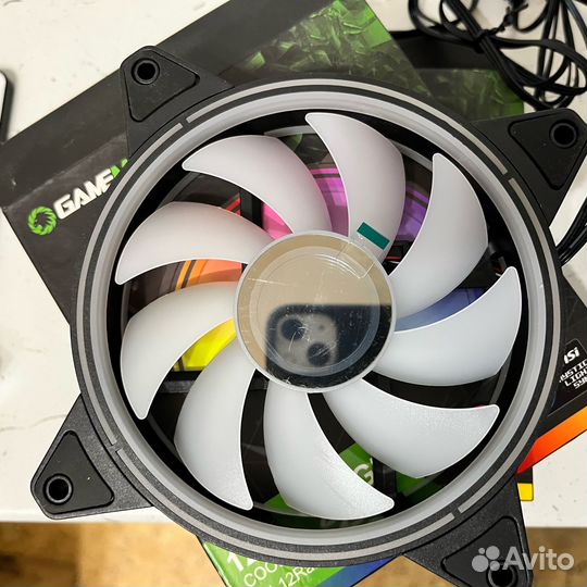 2 Вентилятора 120mm argb gamemax