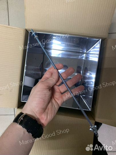 Коптильня Дым Дымыч из нерж. стали с емкостью 32л