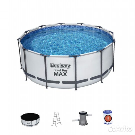 Каркасный бассейн Steel Pro Max 366х122см, 10250л