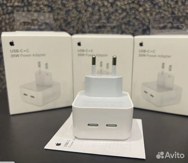 Быстрая зарядка для iPhone 35w блок USB-C