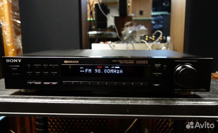 Sony ST-S505ES радио тюнер RDS, Japan, 1993 год