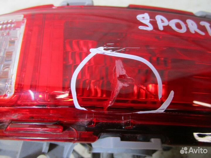Фонарь задний в бампер левый Kia Sportage 2016-202