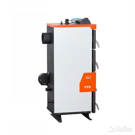 Котел твердотопливный полуавтоматический Plus TiS