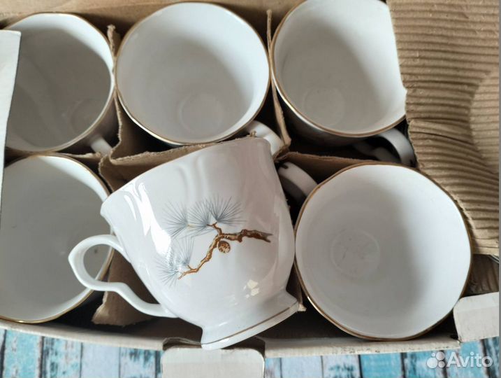 Чайный сервиз Guoguang,12 предмет./фарфор/хвойный