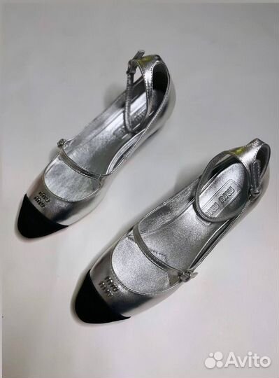 Балетки miu miu