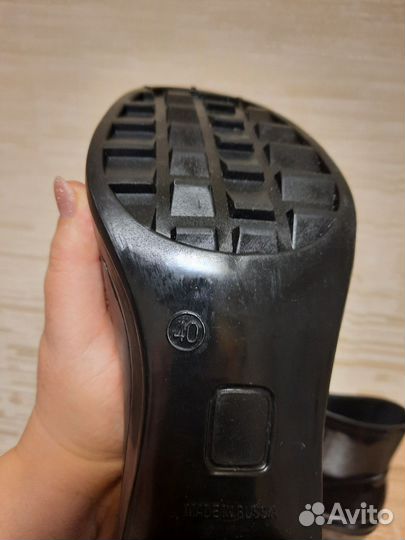 Сапоги резиновые женские 39 40