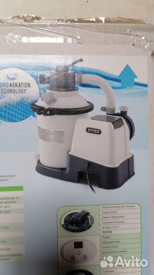 Песочный фильтр насос для бассейна intex