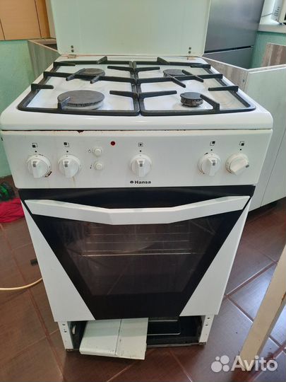 Плита газовая с электрической духовкой