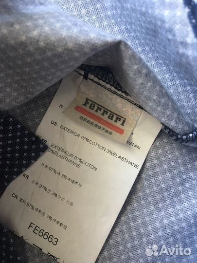 Ferrari оригинал брюки и рубашка